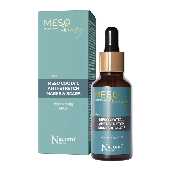 Nacomi Next LVL Meso therapy regenerujący koktajl zapobiegający bliznom i rozstępom 30 ml