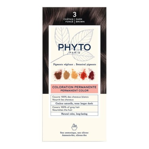 Phyto Color farba do włosów 3 ciemny kasztan 1 opakowanie