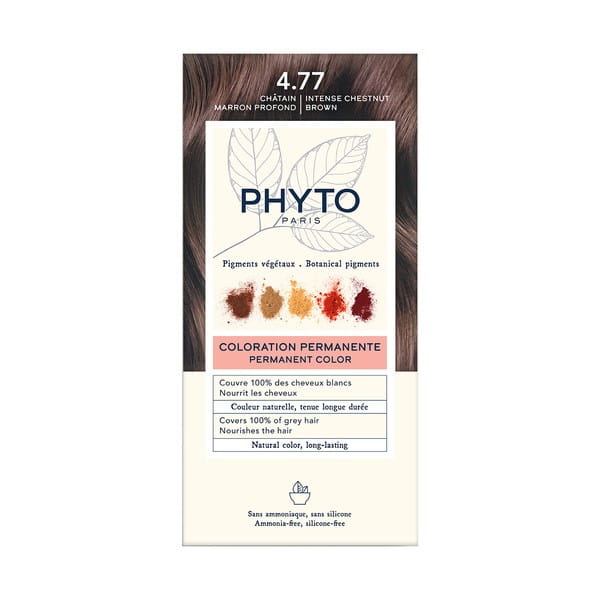 Phyto Color farba do włosów 4.77 intensywny kasztanowy brąz 1 opakowanie