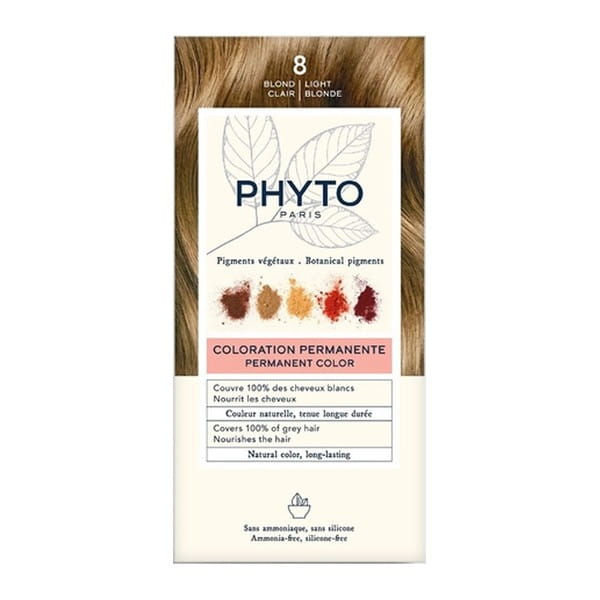 Phyto Color farba do włosów 8 jasny blond 1 opakowanie
