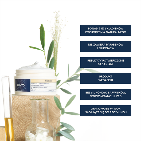 Phyto Nutrition odżywcza maska do włosów z masłem jojoba 200 ml