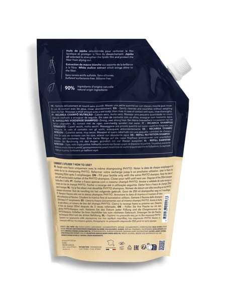 Phyto Nutrition odżywczy szampon z olejem jojoba włosy suche i bardzo suche refill 750 ml