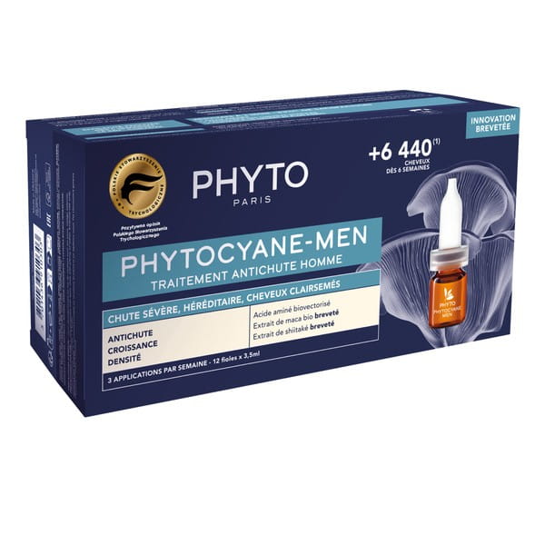 Phytocyane kuracja przeciw wypadaniu włosów dla mężczyzn 12 ampułek
