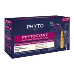 Phyto Phytocyane, kuracja przeciw okresowemu wypadaniu włosów dla kobiet - 12 fiolek x 5 ml