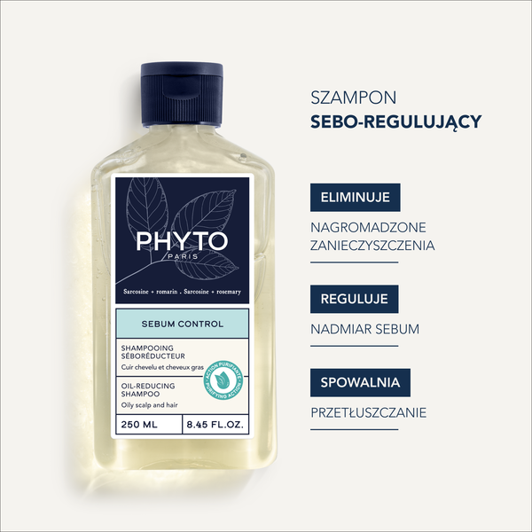 Phyto Sebum Control szampon sebo-regulujący 250 ml