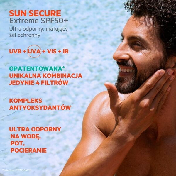 SVR Sun Secure Extreme ultra matujący żel ochronny SPF50+ 50 ml