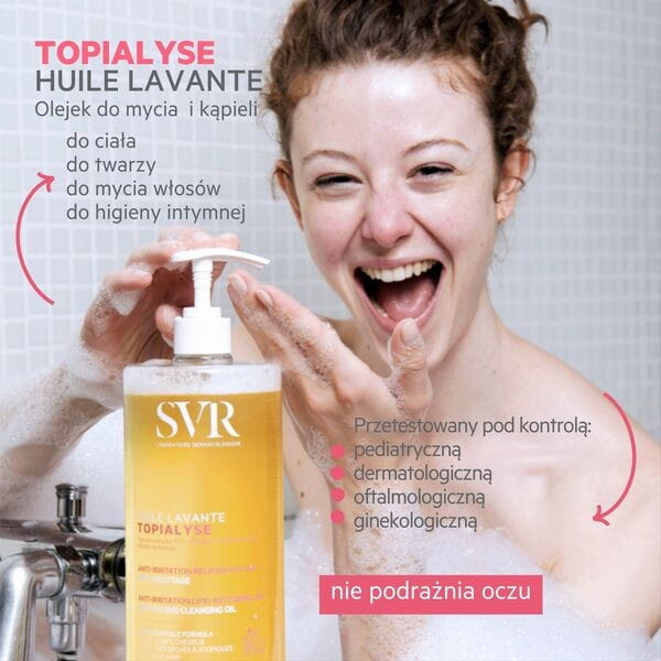 SVR Topialyse Huile Lavante olejek micelarny do mycia i kąpieli 1 l