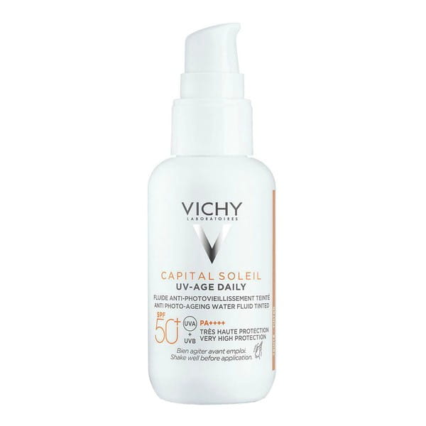 Vichy Capital Soleil fluid koloryzujący przeciw fotostarzeniu się skóry SPF 50+ tinted 40 ml