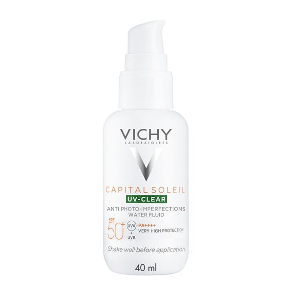 Vichy Capital Soleil fluid przeciw niedoskonałościom, SPF 50+ 40 ml