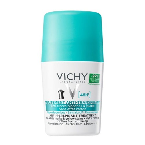 Vichy antyperspirant w kulce 48h, przeciw śladom na ubraniach 50 ml