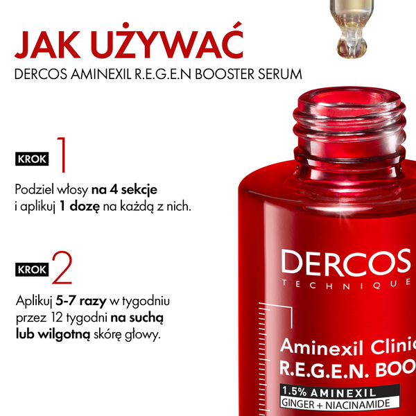 Vichy Dercos Aminexil R.E.G.E.N. serum wzmacniające i stymulujące włosy 90 ml