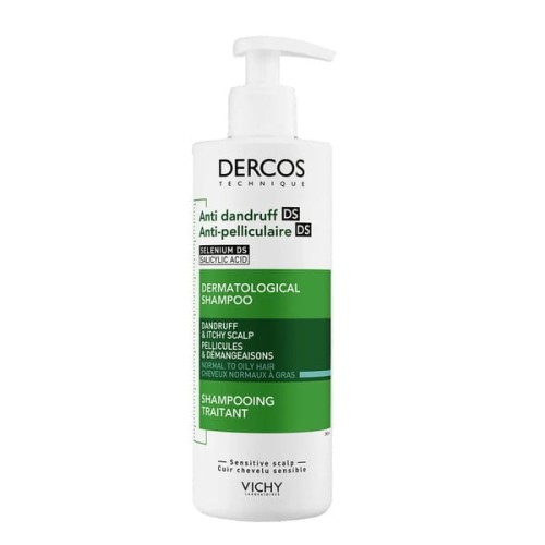 Vichy Dercos DS szampon przeciwłupieżowy, włosy normalne i przetłuszczające się 390 ml