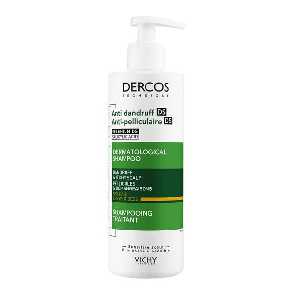 Vichy Dercos DS szampon przeciwłupieżowy włosy suche 390 ml