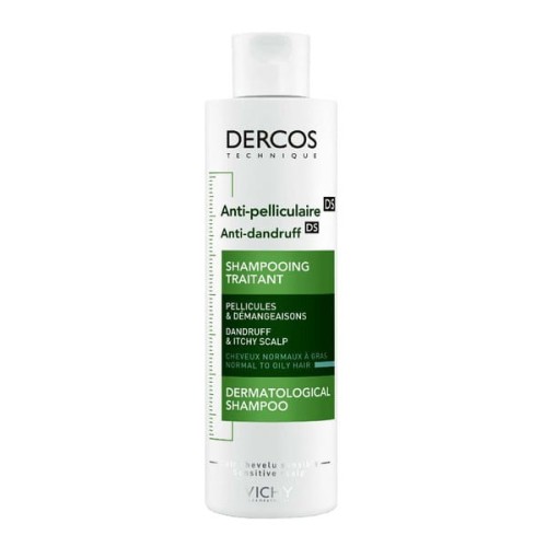 Vichy Dercos DS szampon przeciwłupieżowy włosy normalne i przetłuszczające się 200 ml