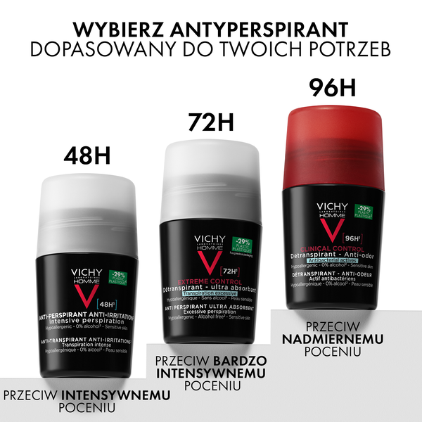 Vichy Homme antyperspirant 72h roll-on 50 ml