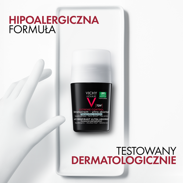Vichy Homme antyperspirant 72h roll-on 50 ml