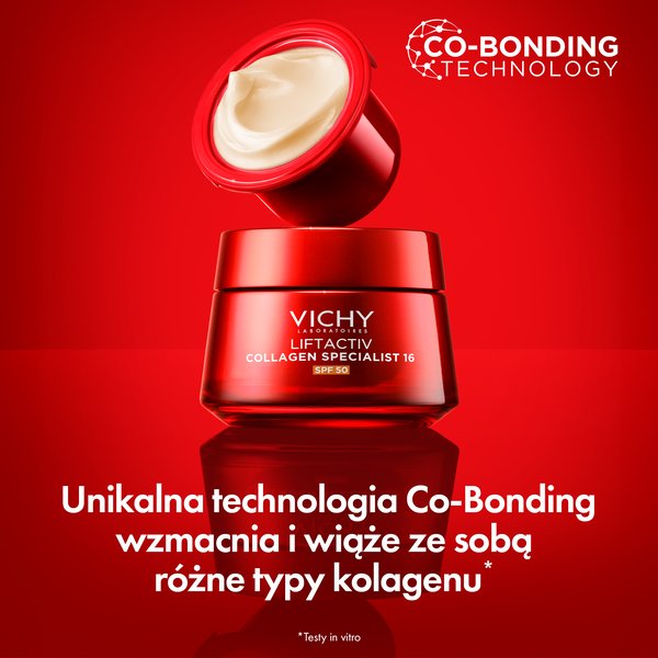 Vichy Liftactiv Collagen Specialist krem SPF 50 redukujący 16 oznak starzenia refill 50 ml