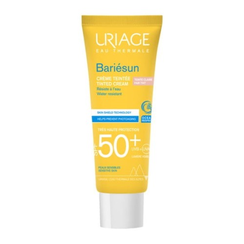 Uriage Bariesun tonujący krem przeciwsłoneczny SPF 50+  jasny beż 50 ml