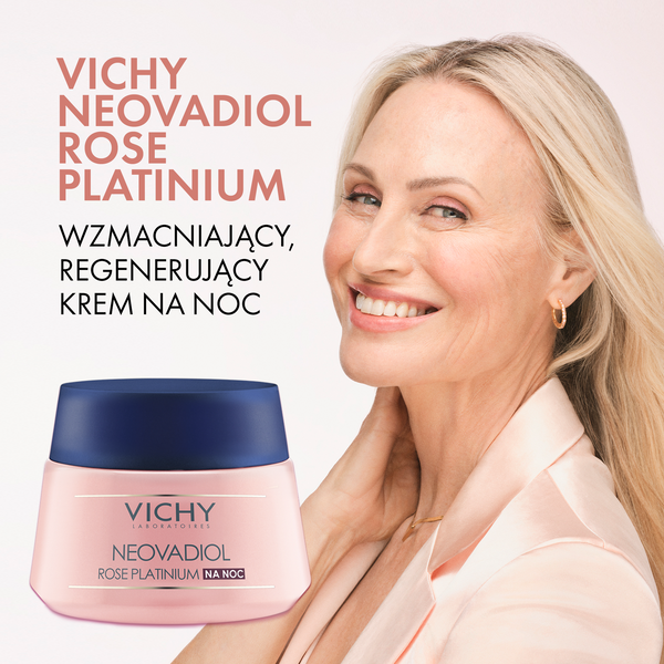 Vichy Neovadiol Rose Platinium wzmacniający i regenerujący krem na noc 50 ml