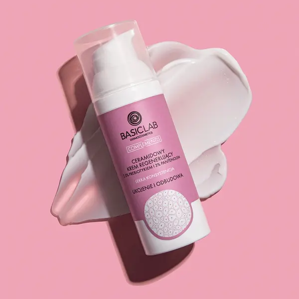 BasicLab Complementis ceramidowy krem regenerujący o lekkiej konsystencji 50 ml