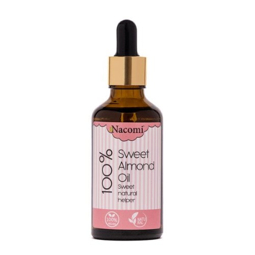 Nacomi Olej ze słodkich migdałów z pipetą, 50ml