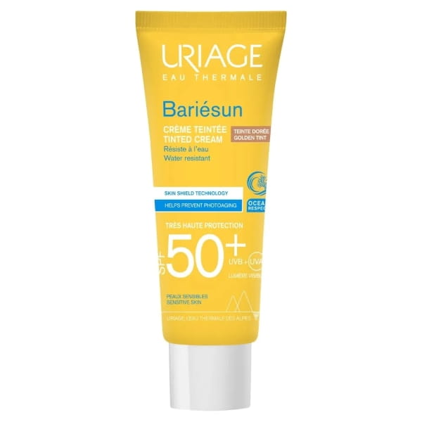 Uriage Bariesun Krem tonujący SPF 50+ Opalony Beż, 50 ml