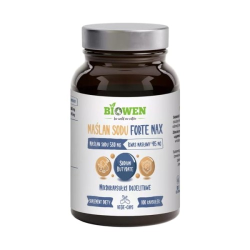 Biowen Maślan sodu - 580mg ,100 kapsułek