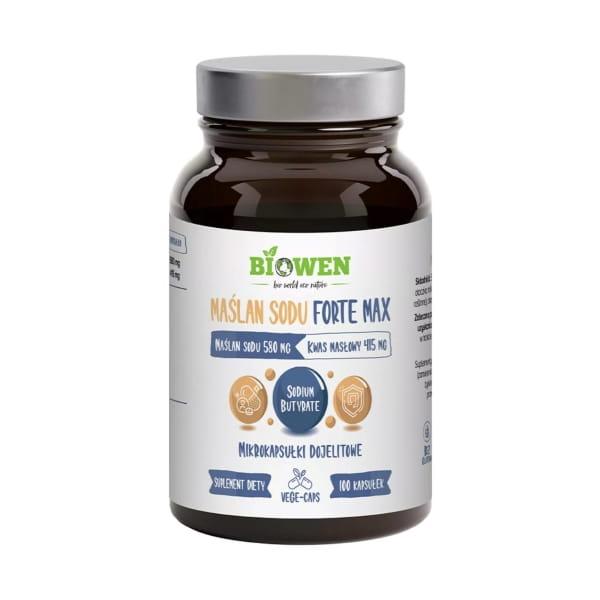 Biowen Maślan sodu - 580mg ,100 kapsułek