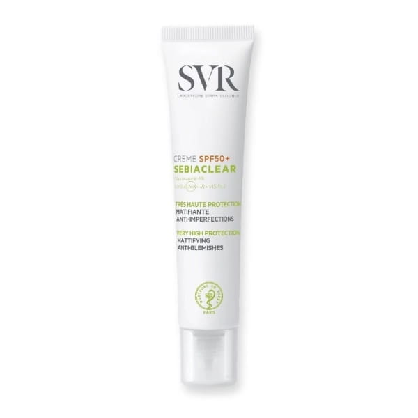 SVR Sebiaclear Krem bardzo wysoka ochrona SPF 50+, 40 ml