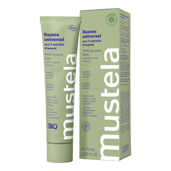 Mustela Bio - multifunkcyjny balsam z 3 ekstraktami z awokado, 75 ml