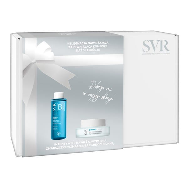 Zestaw SVR, Hyalu Biotic, nawilżający krem regenerujący, 50 ml + Essence B, nawilżająca esencja, 150 ml