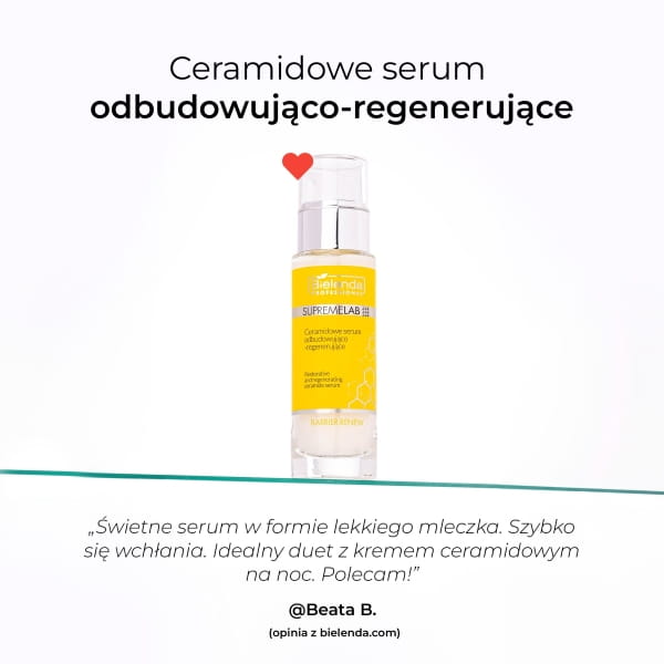 Bielenda Professional Supremelab Barrier Renew Ceramidowe serum odbudowująco-regenerujące, 30ml