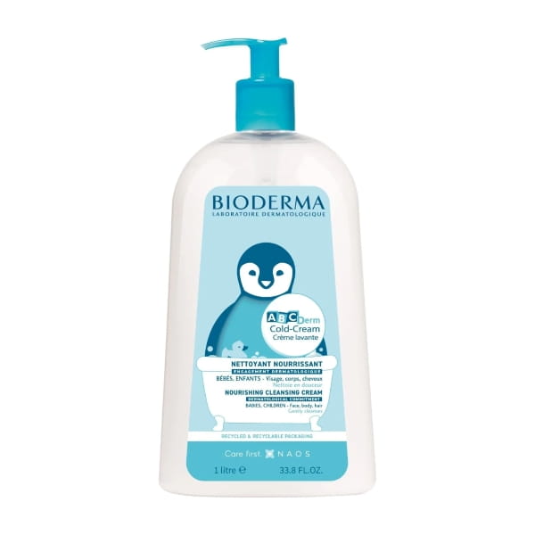 Bioderma ABCDerm Cold-Cream Creme Lavante Odżywcza kremowa emulsja do mycia i kąpieli 1000 ml
