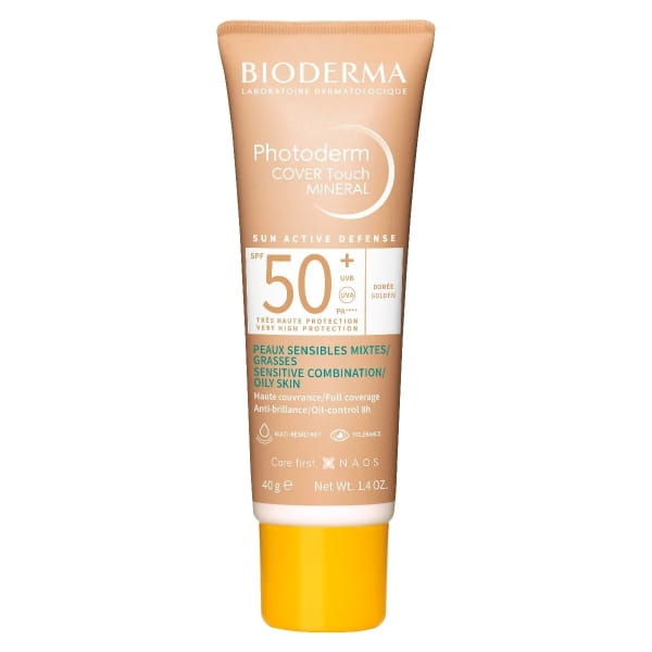 Bioderma Photoderm Cover Touch Mineral kryjący fluid mineralny ciemny SPF 50+ 40 g