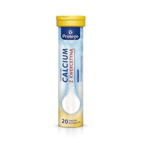 Protego Calcium z kwercetyną 20 tabletek musujących