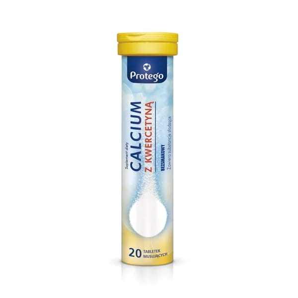Protego Calcium z kwercetyną 20 tabletek musujących