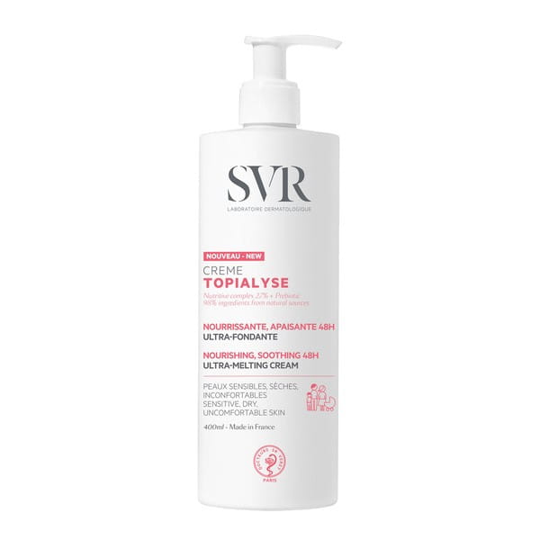 SVR Topialyse Creme odżywczy krem do pielęgnacji skóry wrażliwej i suchej 400 ml