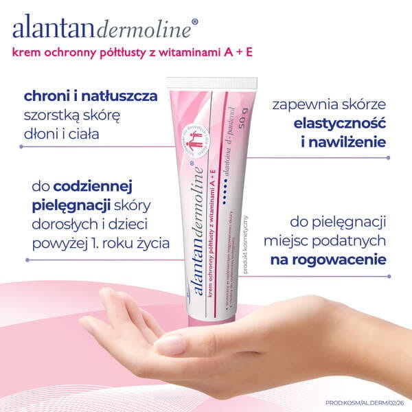 Alantandermoline krem ochronny półtłusty z witaminami A+E 50 g