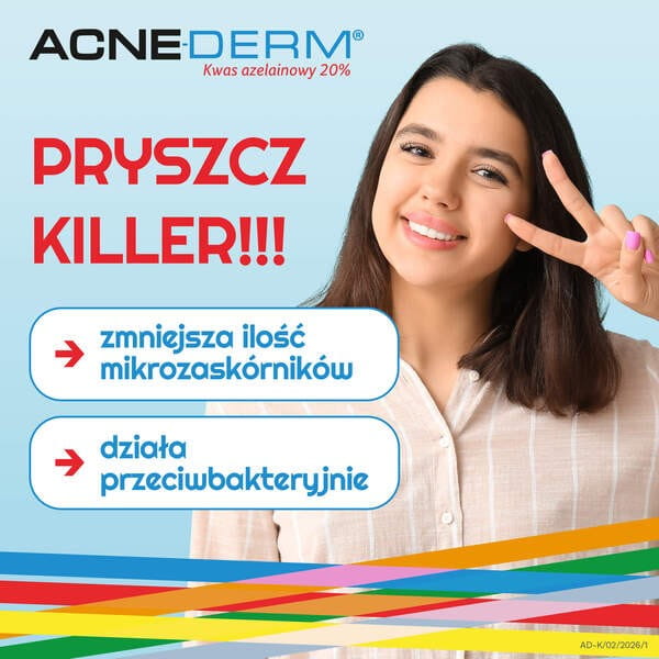 Acne-Derm krem przeciwtrądzikowy i wybielający 20 g