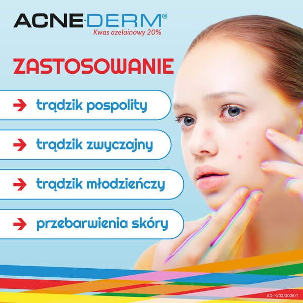 Acne-Derm krem przeciwtrądzikowy i wybielający 20 g