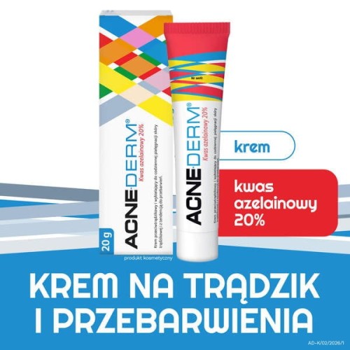 Acne-Derm krem przeciwtrądzikowy i wybielający 20 g