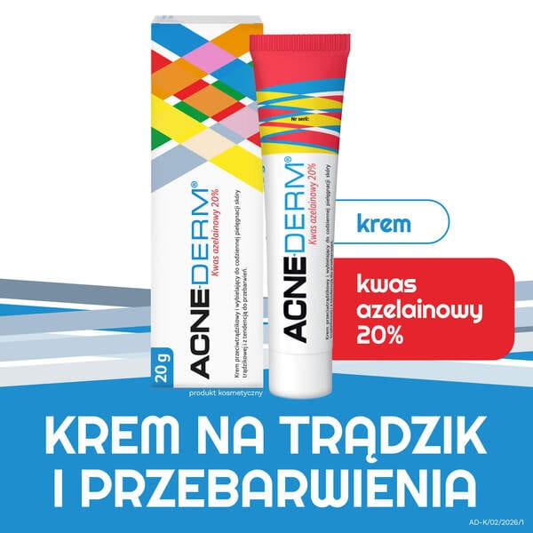 Acne-Derm krem przeciwtrądzikowy i wybielający 20 g