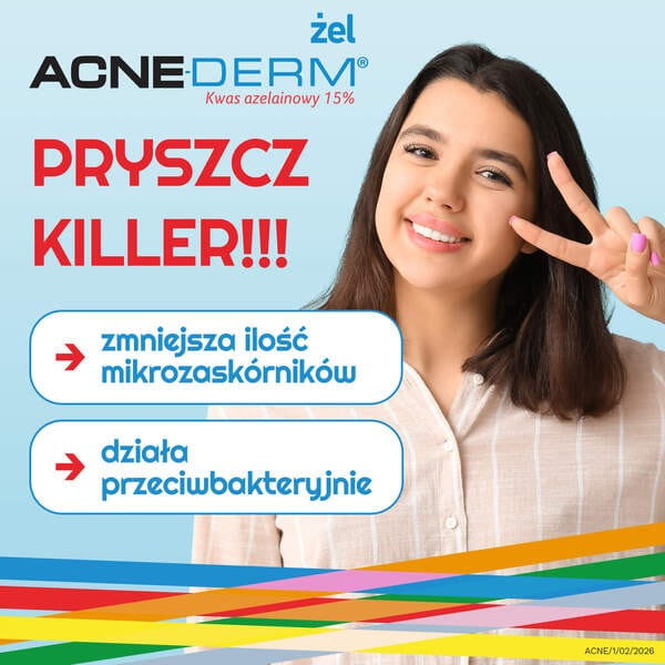 Acne-Derm żel przeciwtrądzikowy i wybielający 20 g
