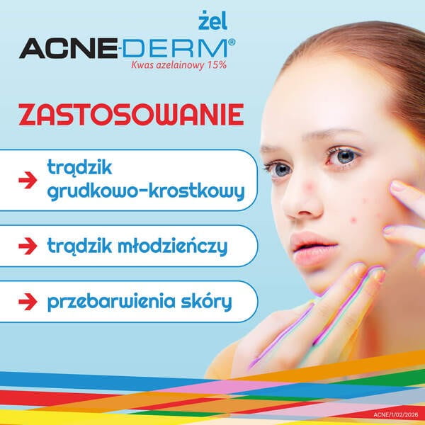 Acne-Derm żel przeciwtrądzikowy i wybielający 20 g