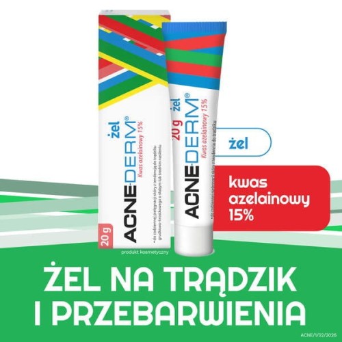 Acne-Derm żel przeciwtrądzikowy i wybielający 20 g