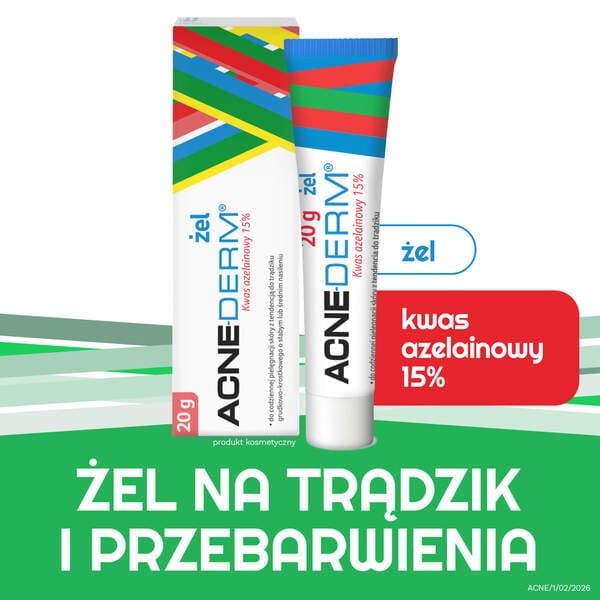 Acne-Derm żel przeciwtrądzikowy i wybielający 20 g