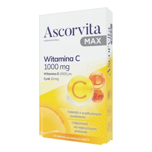 Ascorvita MAX tabletki powlekane 30 szt.