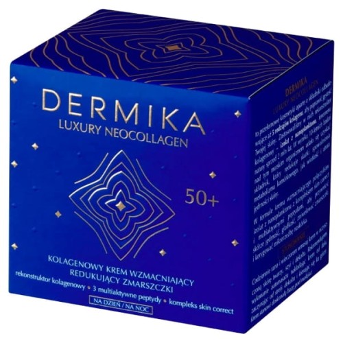 Dermika Luxury Neocollagen Kolagenowy krem wzmacniający 50+ na dzień i na noc 50 ml