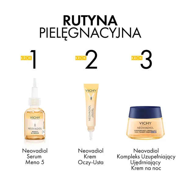 Vichy Neovadiol Kompleks Uzupełniający, odbudowujący i modelujący owal twarzy krem na noc, 50 ml