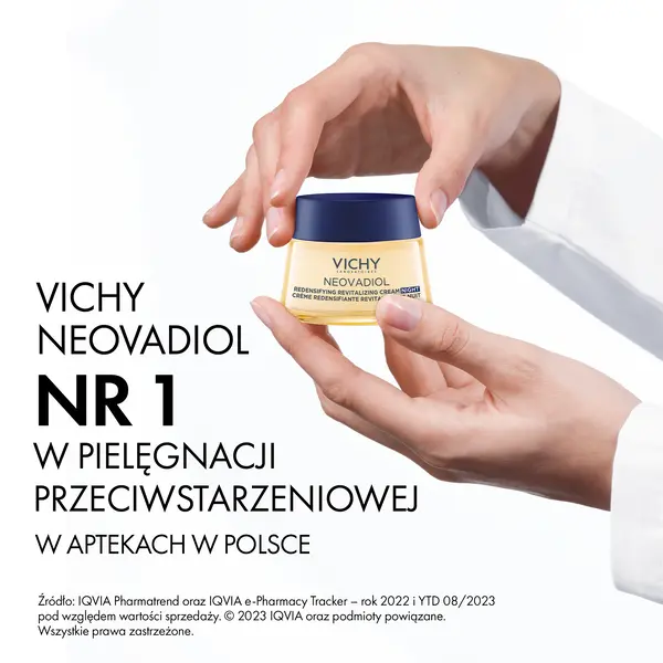 Vichy Neovadiol Kompleks Uzupełniający, odbudowujący i modelujący owal twarzy krem na noc, 50 ml